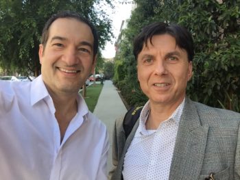 Habib Zargarpour and Alex Ross on their script pitching whirlwind tour in Hollywood, May 2018
