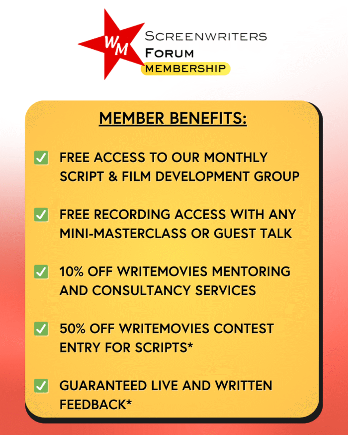 Screenwriters Forum Membership Benefits