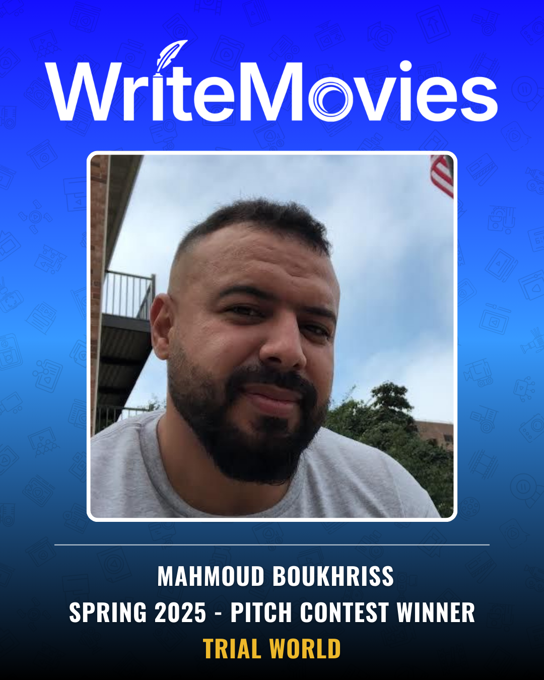 celebrating our recent winners - Mahmoud Boukhriss